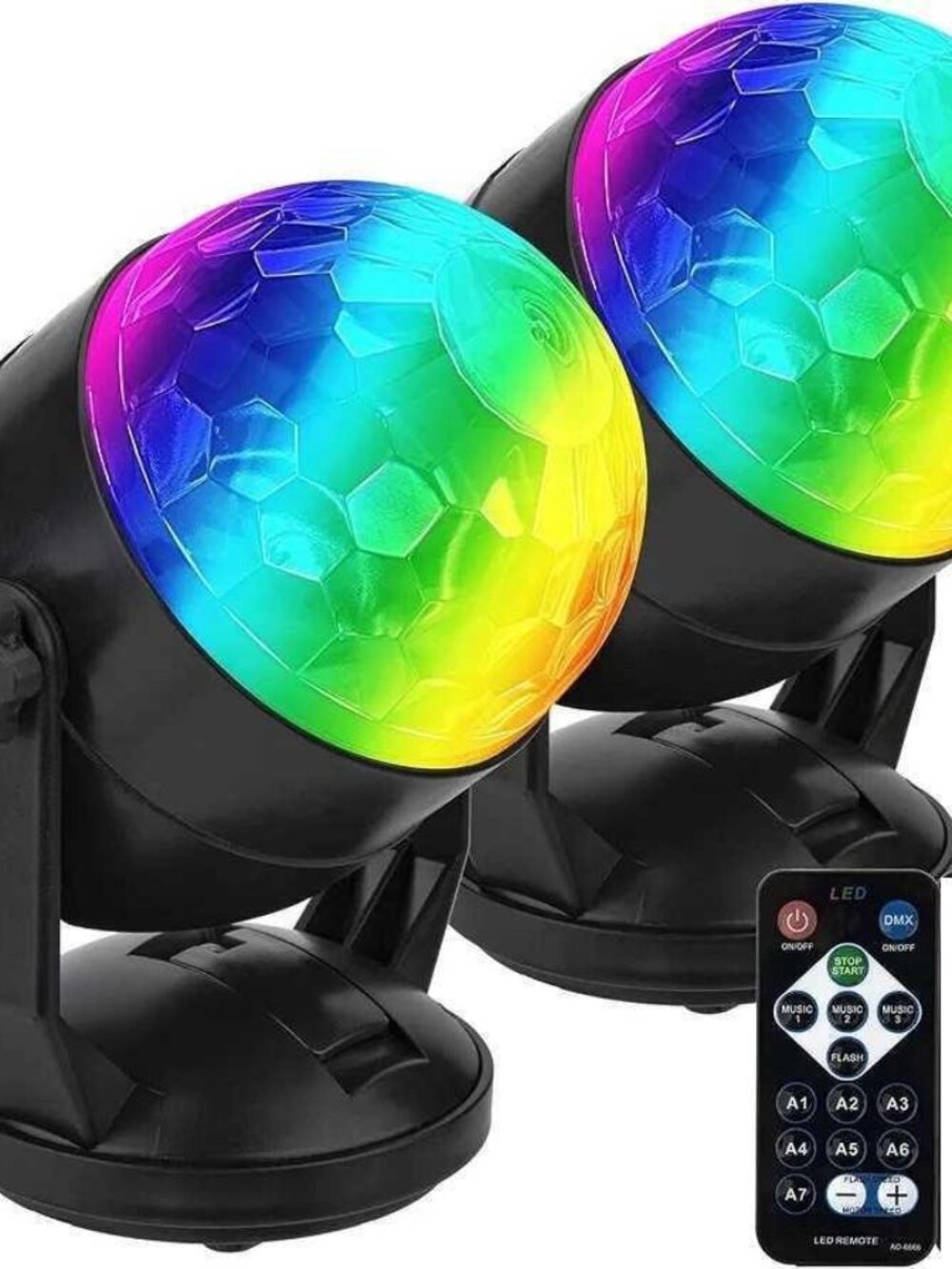 Portable Sound Activated Party Lights